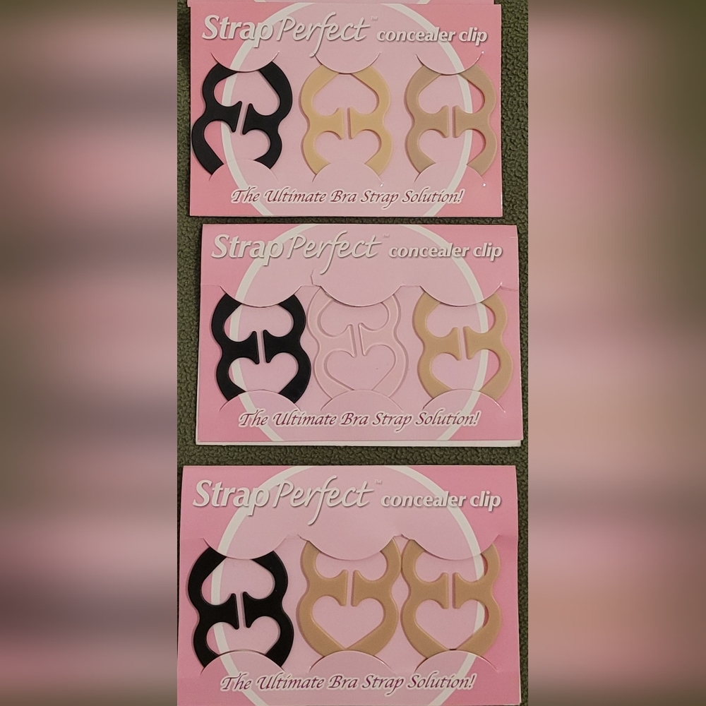 New Strap Perfect Concealer Clips- 3 sets of 3